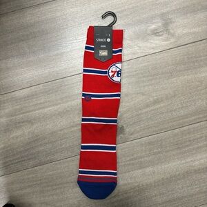 Stance Men's 76s Red and Blue Socks